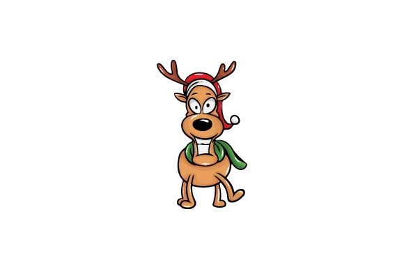Christmas Deer Vector Illustration