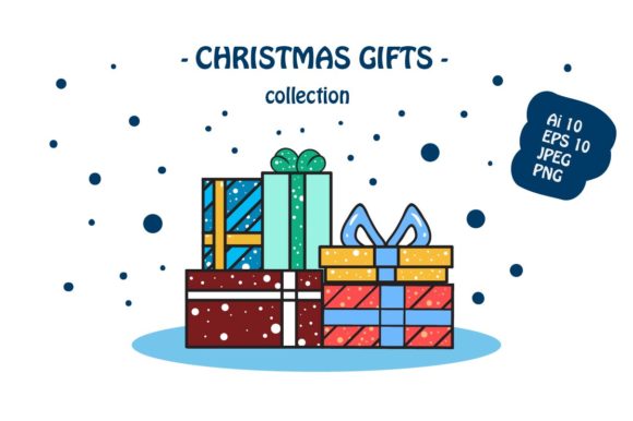 Christmas Gifts Icon for Creative Design Projects