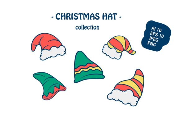 Christmas Hat Icon Pack for Illustrations