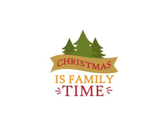 Christmas is Family Time Illustrations for Content Publishing