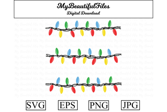 Christmas Lights Clipart Illustration Review