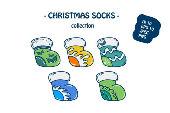 Christmas Socks Icon Pack Illustration Review