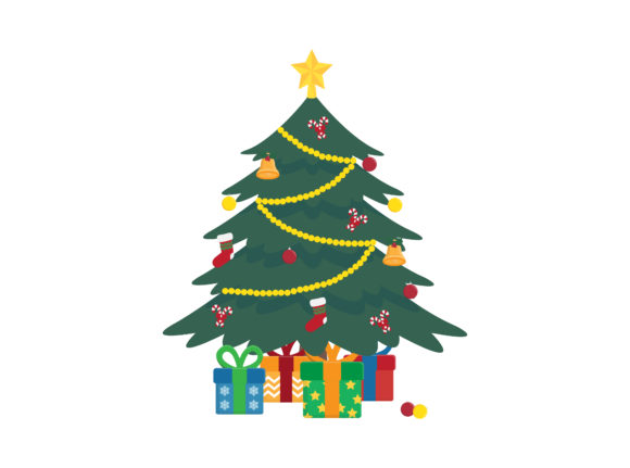 Christmas Tree Vector Illustration